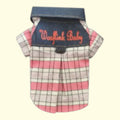 Camisa de Tela Jeans para mascotas