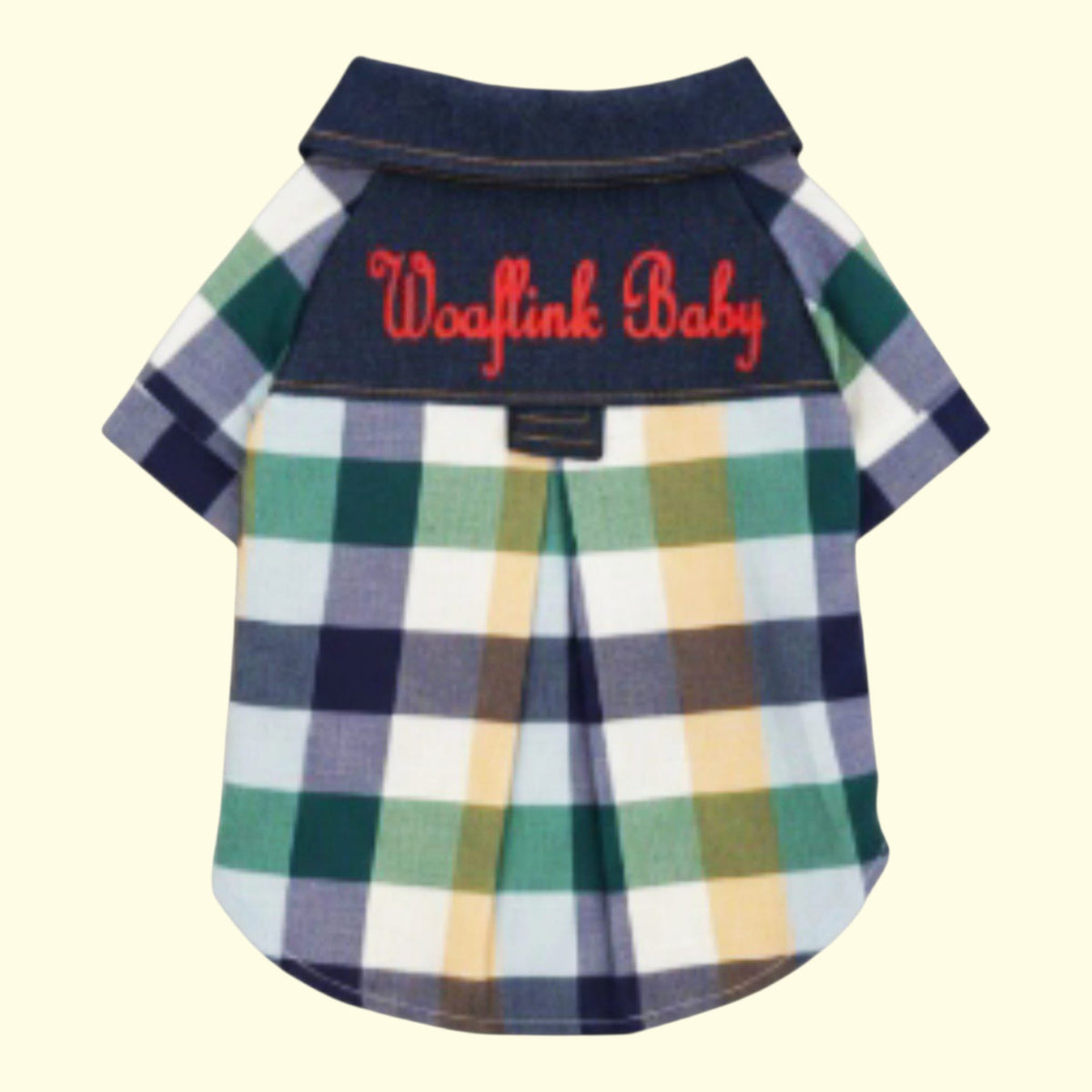 Camisa de Tela Jeans para mascotas