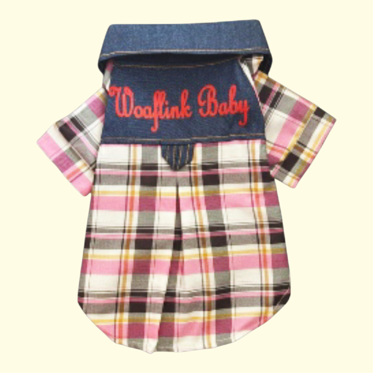 Camisa de Tela Jeans para mascotas
