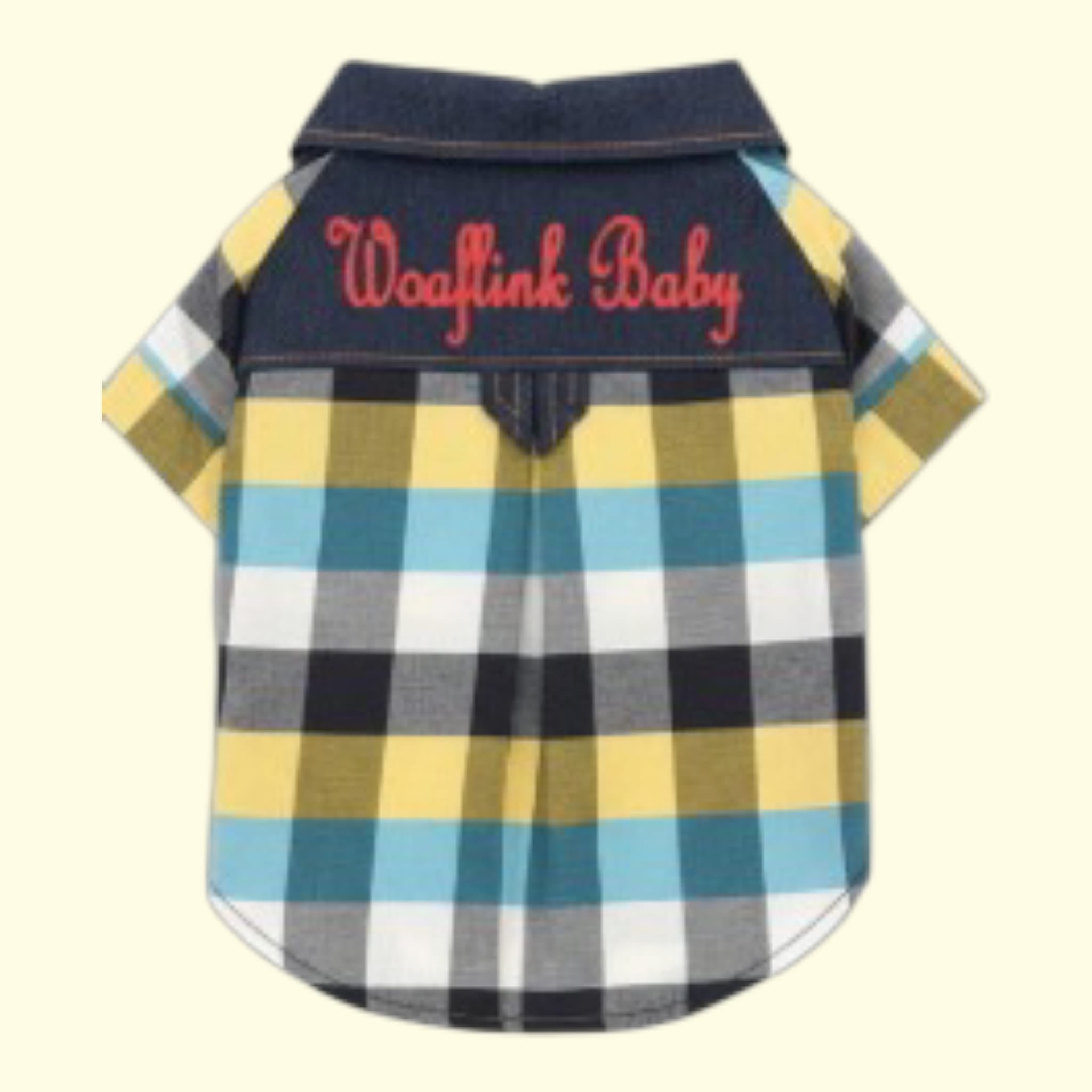 Camisa de Tela Jeans para mascotas