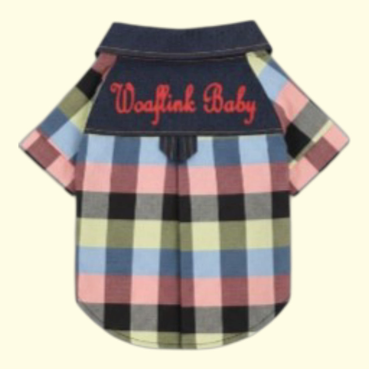 Camisa de Tela Jeans para mascotas