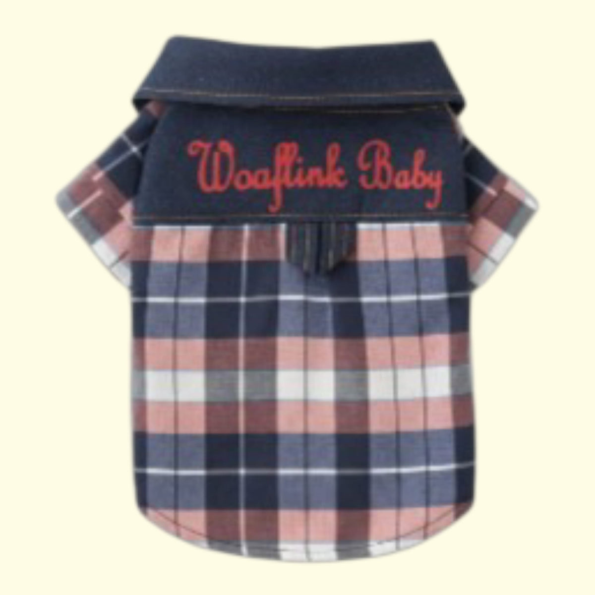 Camisa de Tela Jeans para mascotas
