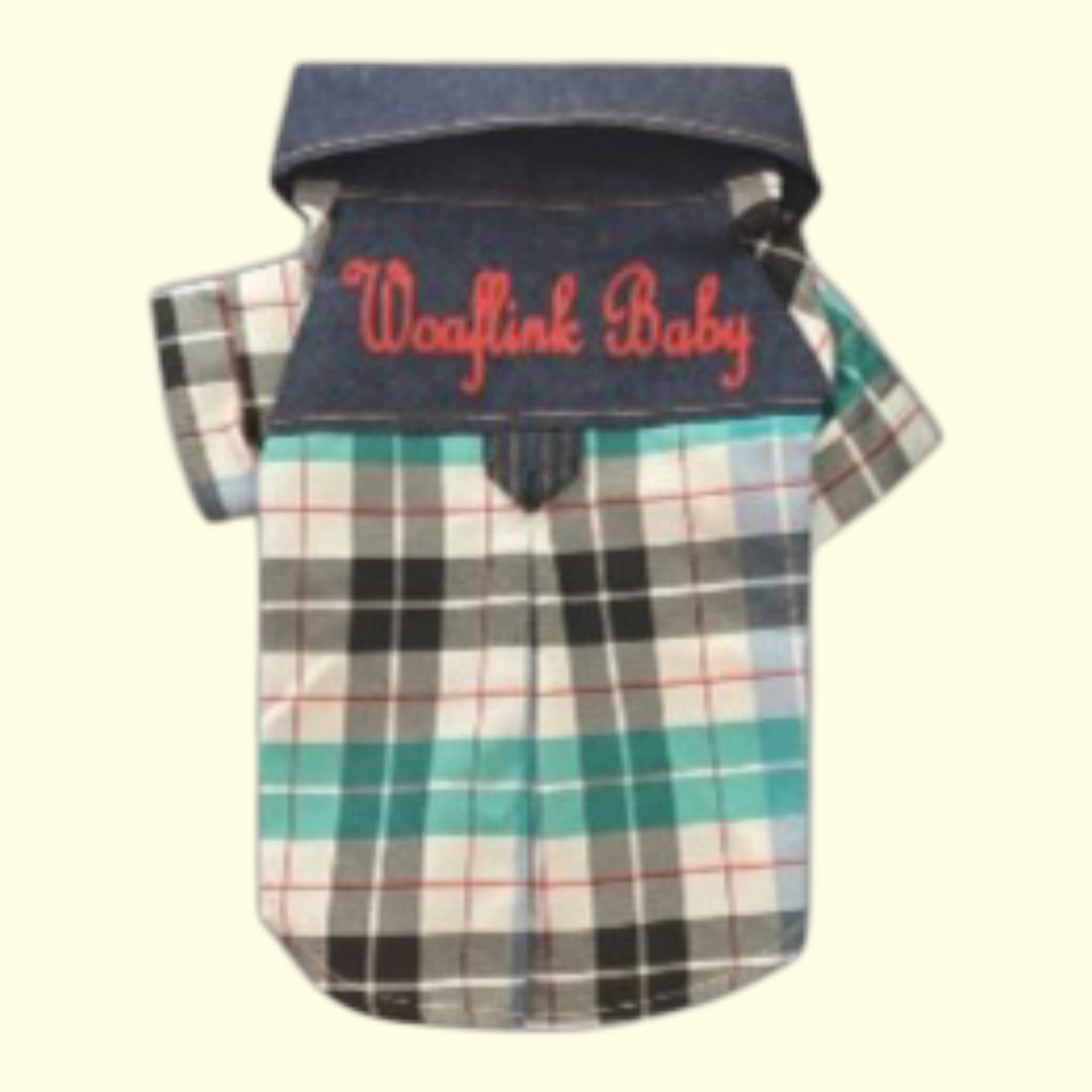 Camisa de Tela Jeans para mascotas