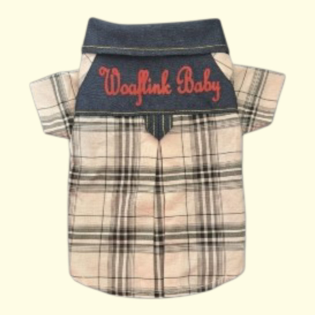 Camisa de Tela Jeans para mascotas