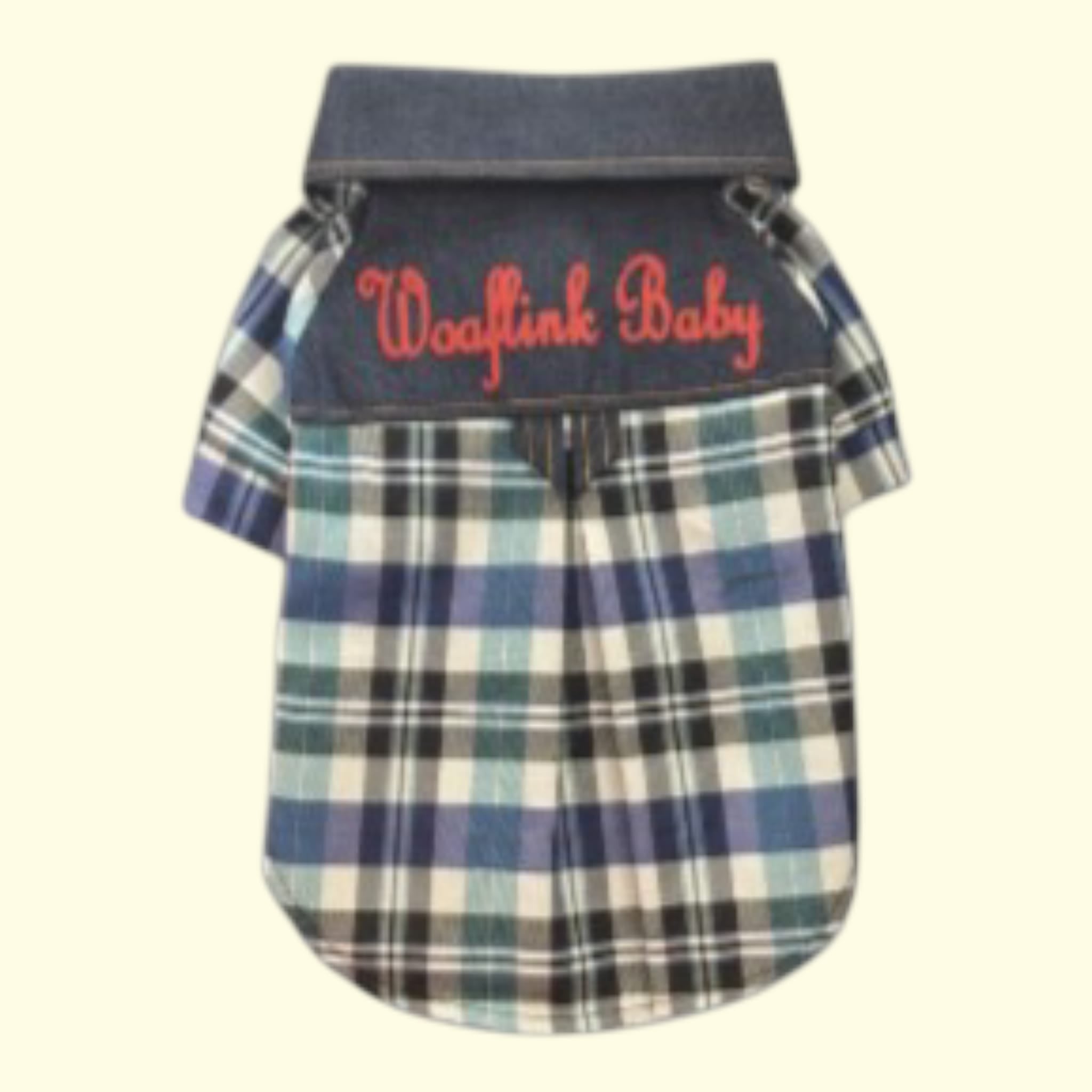 Camisa de Tela Jeans para mascotas