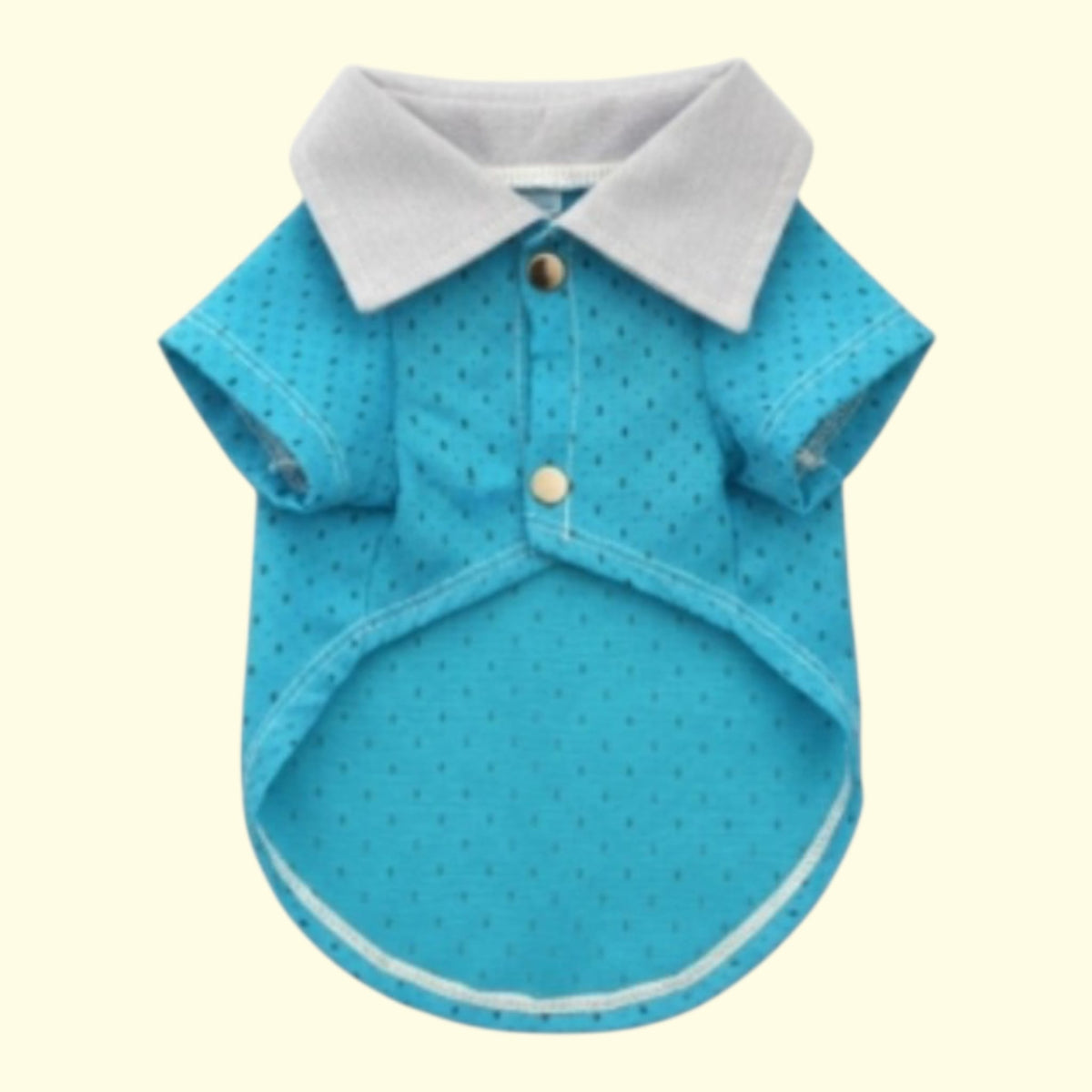 Camisa de tela con Pañuelo para mascotas