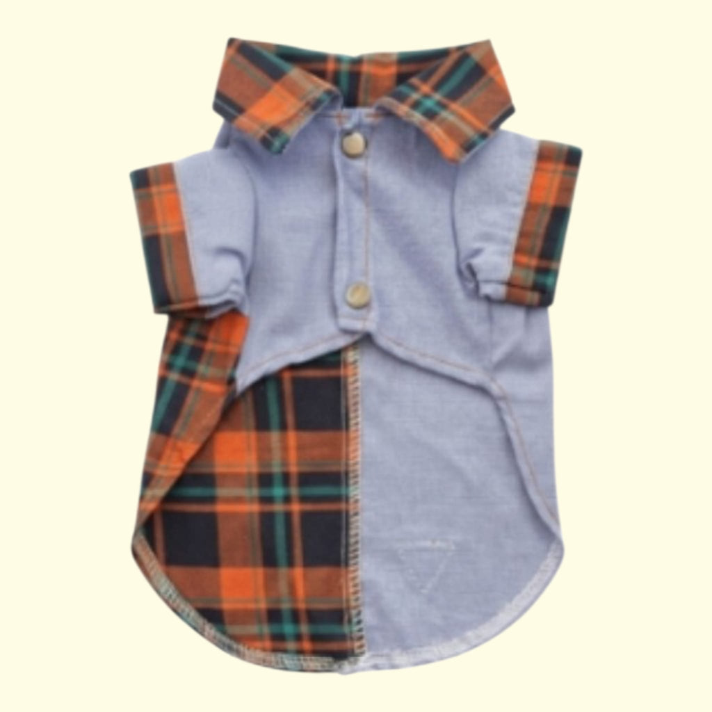 Camisa de Tela dos colores