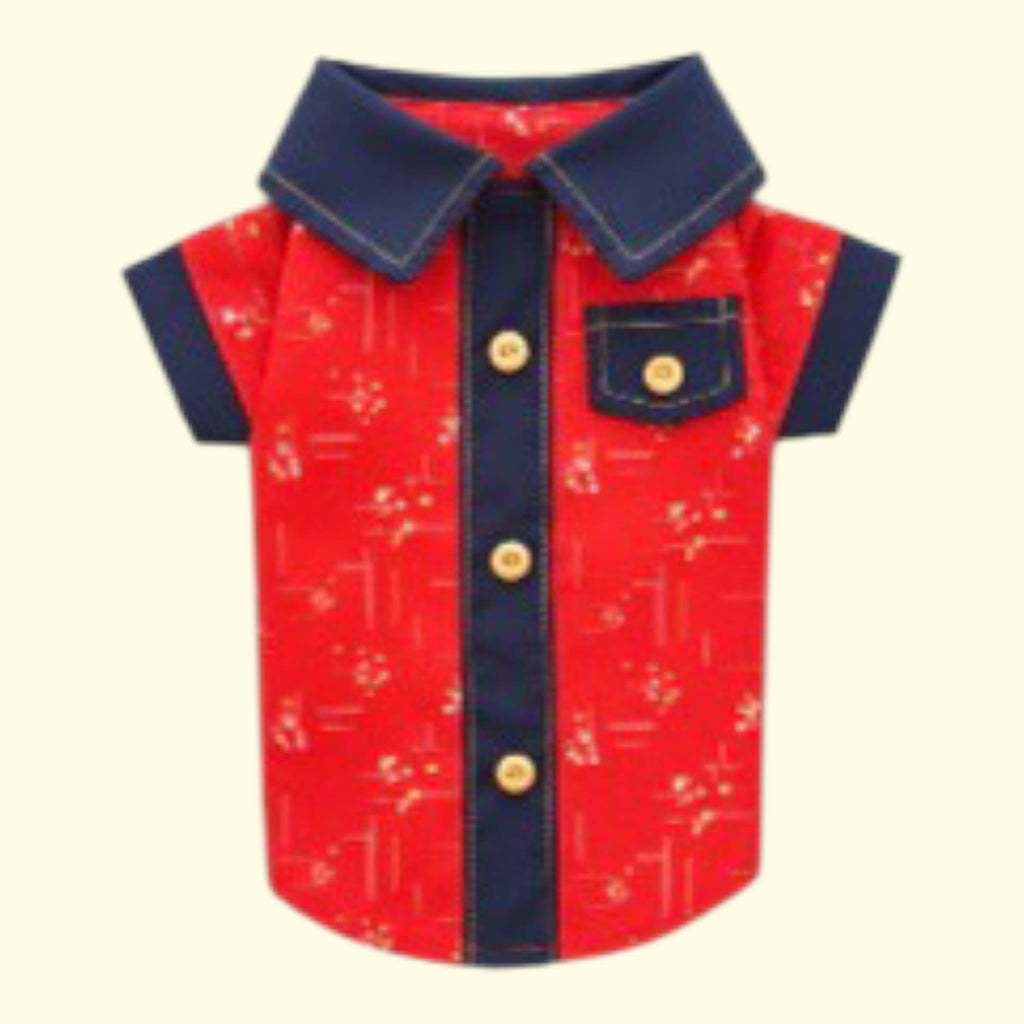 Camisa de tela para mascotas