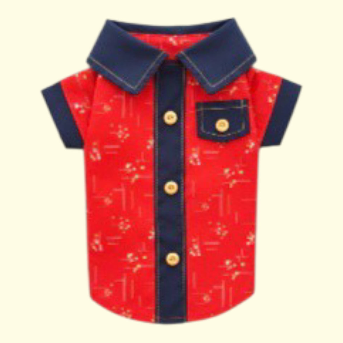 Camisa de tela para mascotas