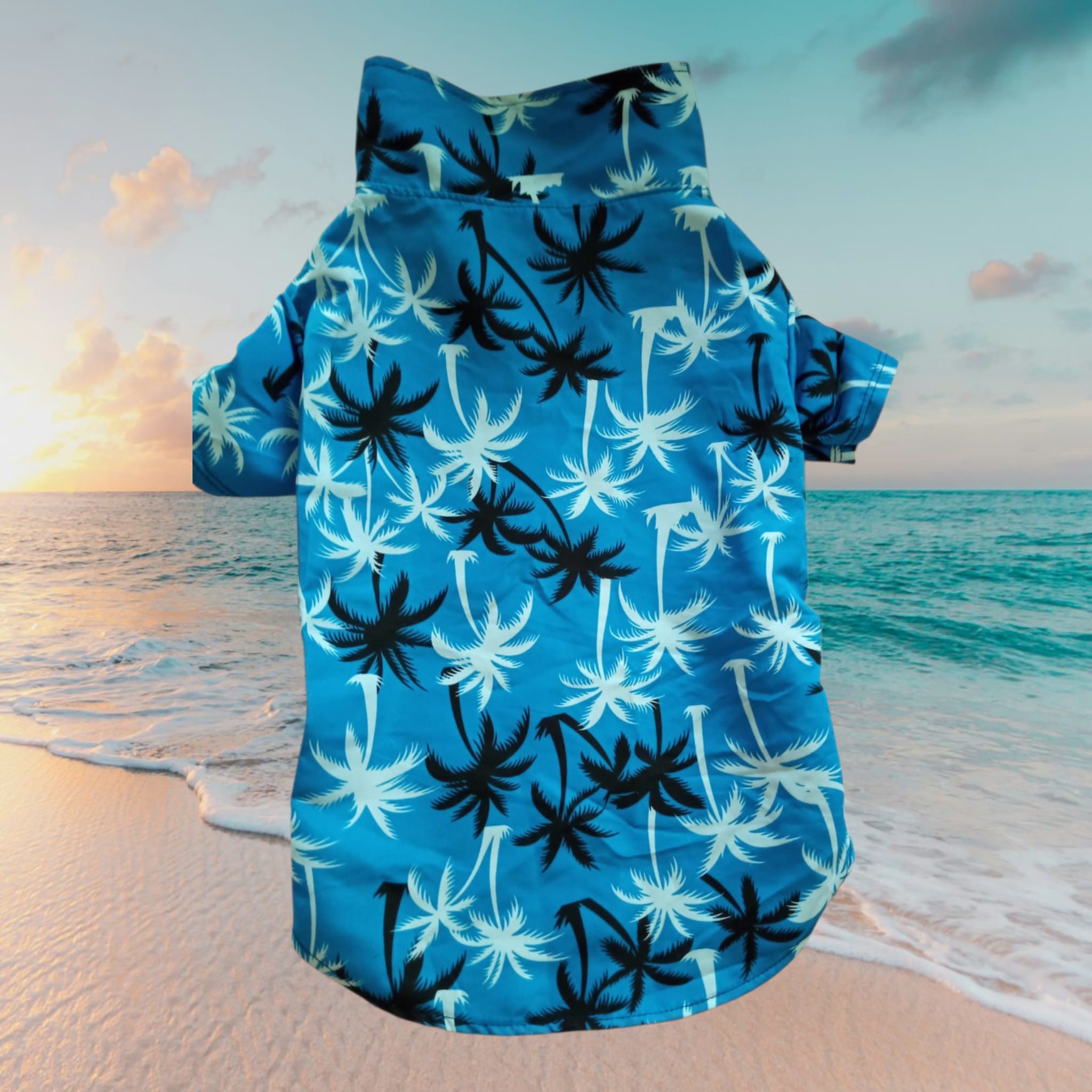 Camisa Playera Hawaiana para mascotas