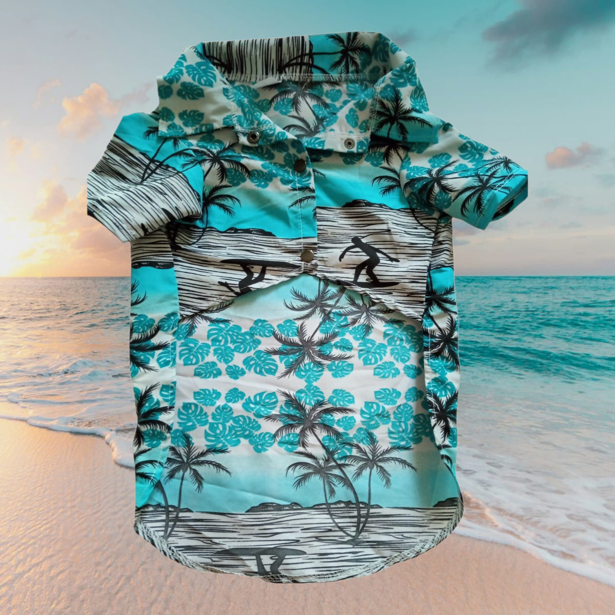 Camisa Playera Hawaiana para mascotas