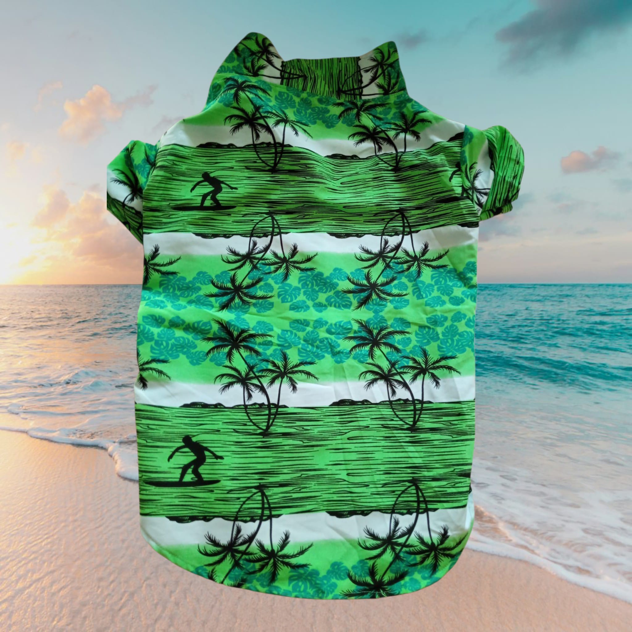 Camisa Playera Hawaiana para mascotas