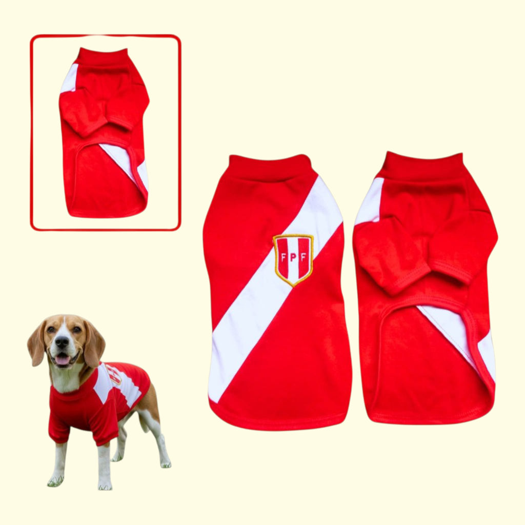 Polo Perú con mangas de algodón