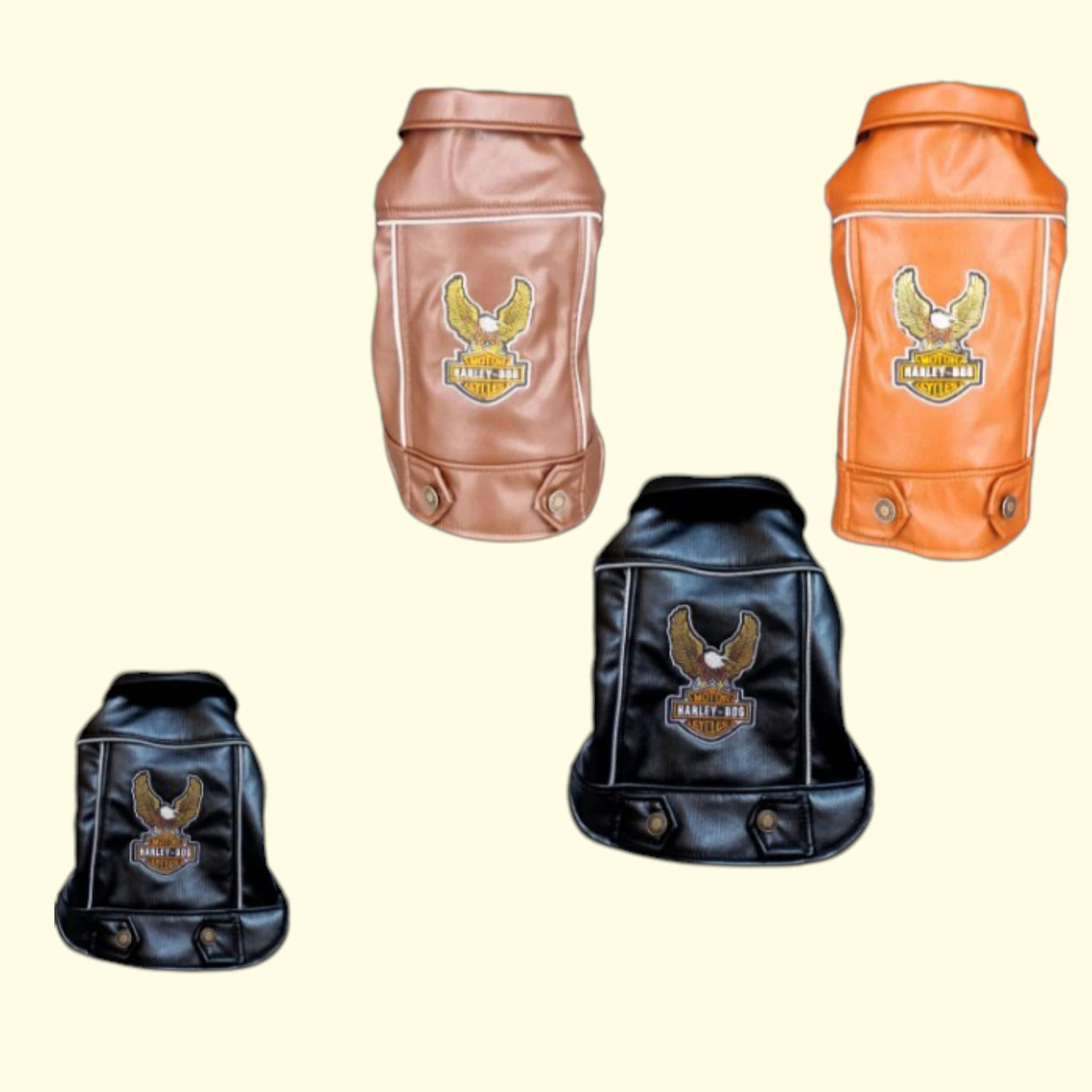 Casaca de cuerina Harley Dog