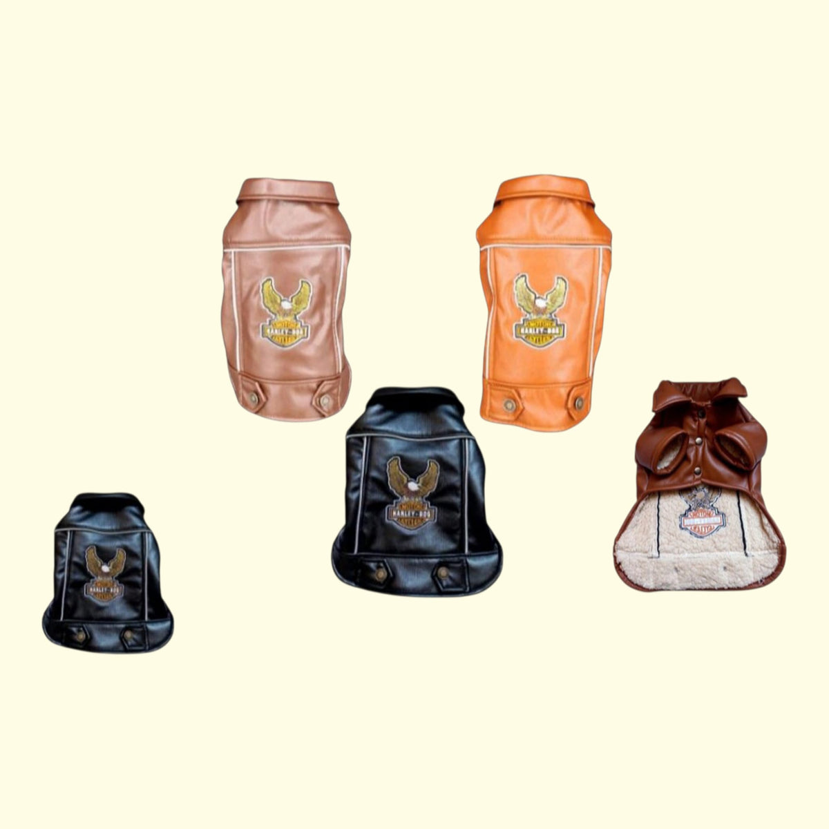 Casaca de cuerina Harley Dog