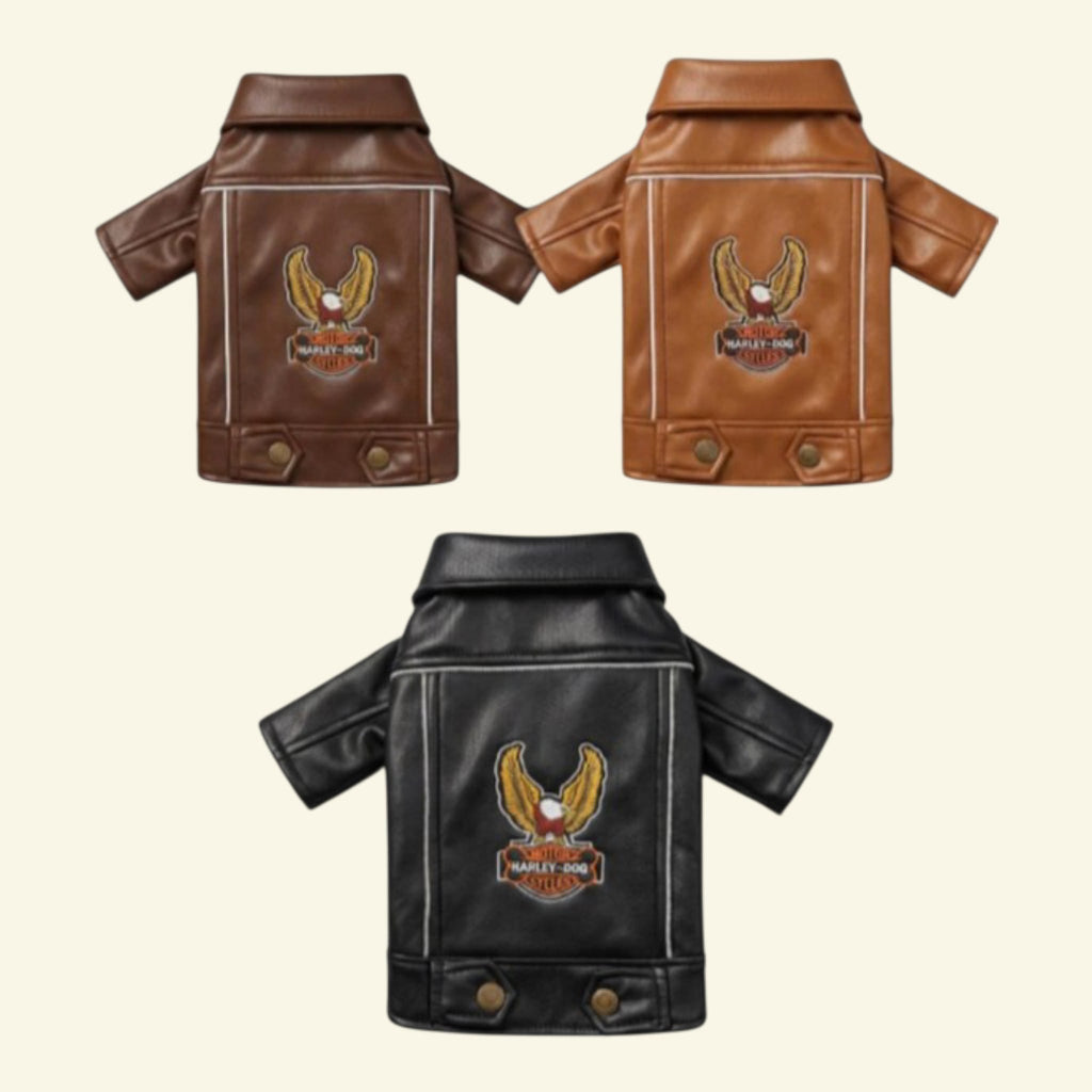 Casaca de cuerina Harley Dog