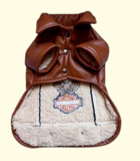 Casaca de cuerina Harley Dog