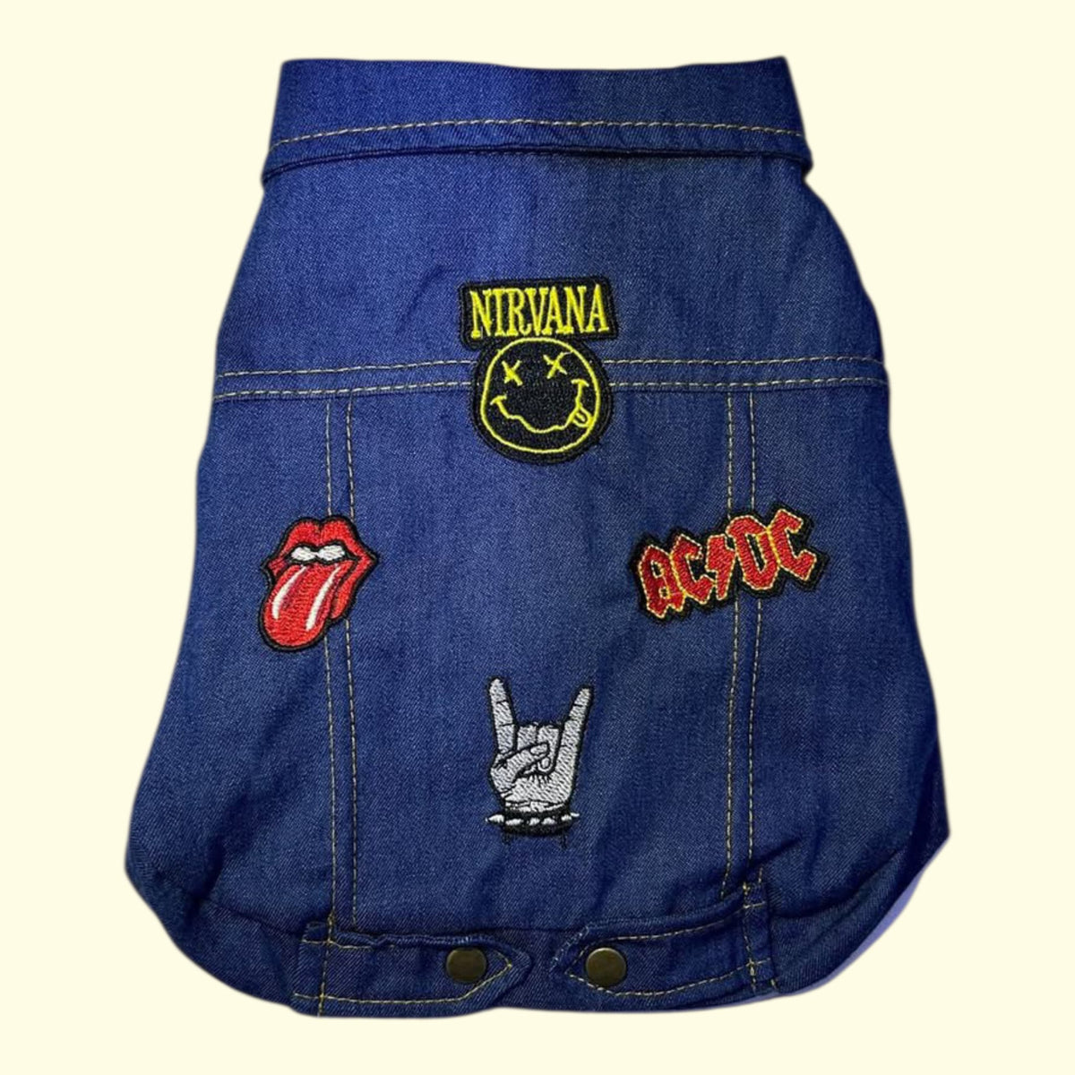 Chaleco Jean Rockstar con forro
