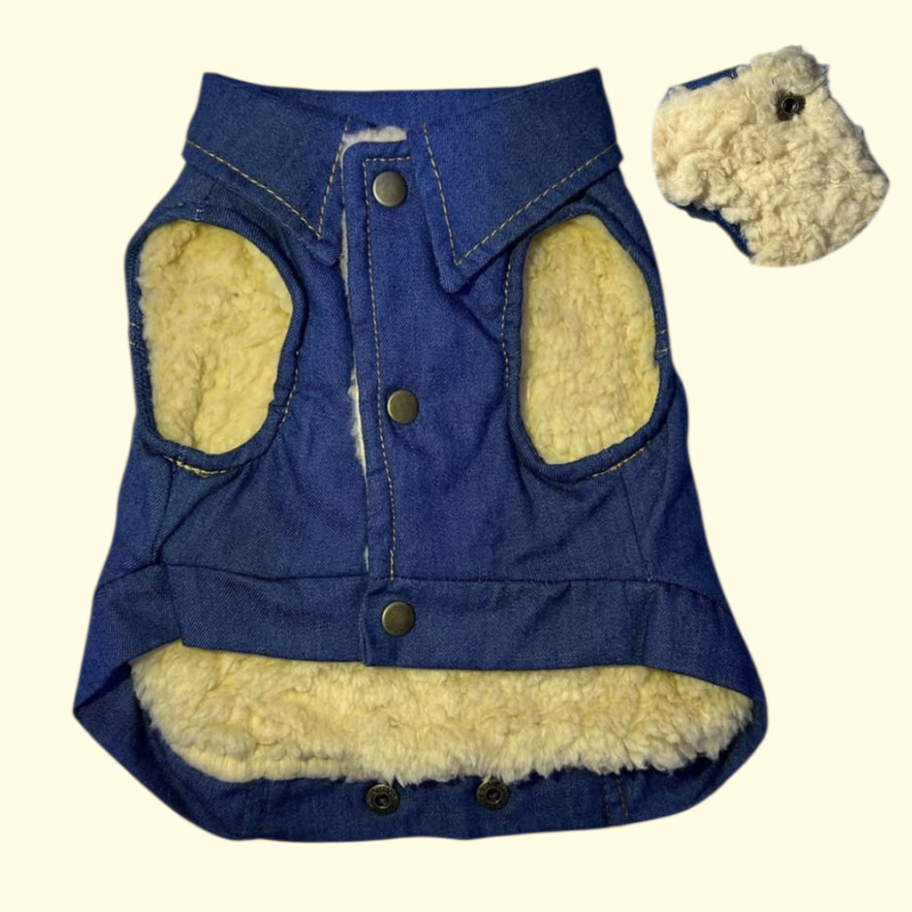 Chaleco Jean Rockstar con forro