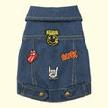 Chaleco Jean Rockstar para mascotas