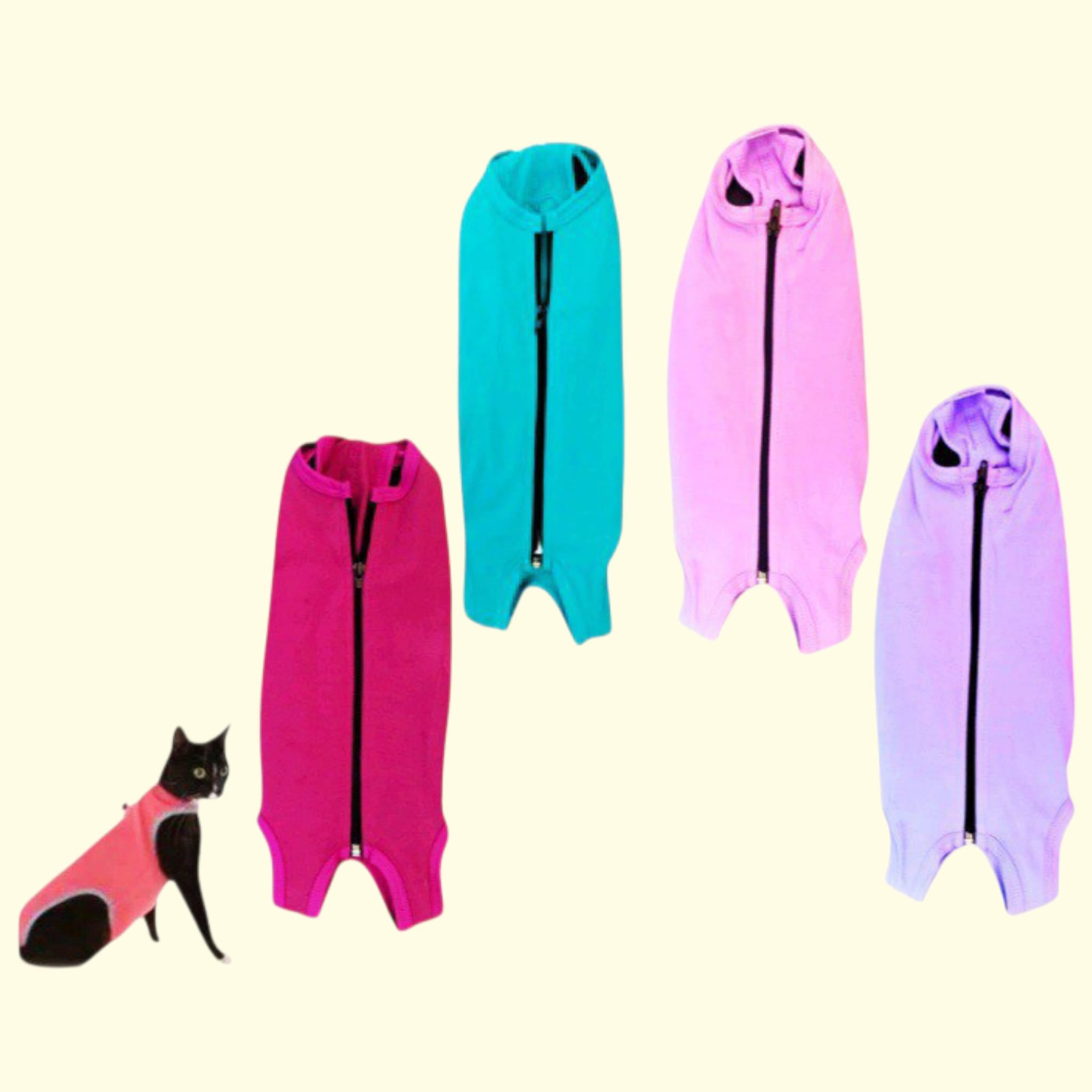 Fajas o Bodys Post-Operatorios de algodón modelo hembra para mascotas