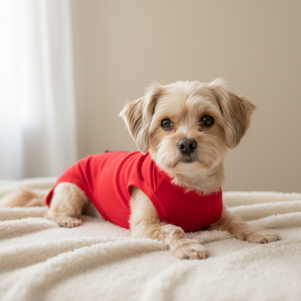 Fajas o Bodys Post-Operatorios de algodón modelo hembra para mascotas