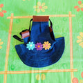 Gorrita de tela floreado