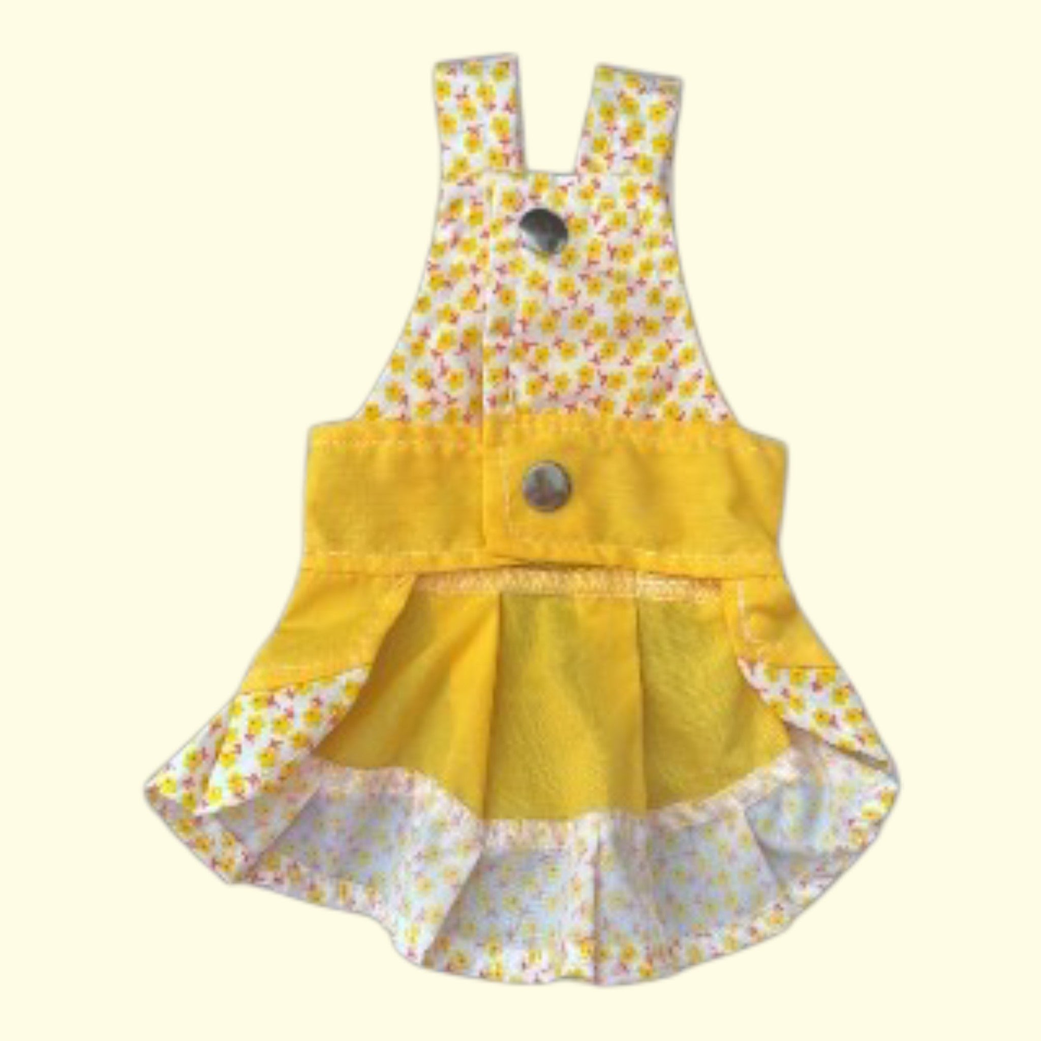 Vestido modelo Jumper de tela