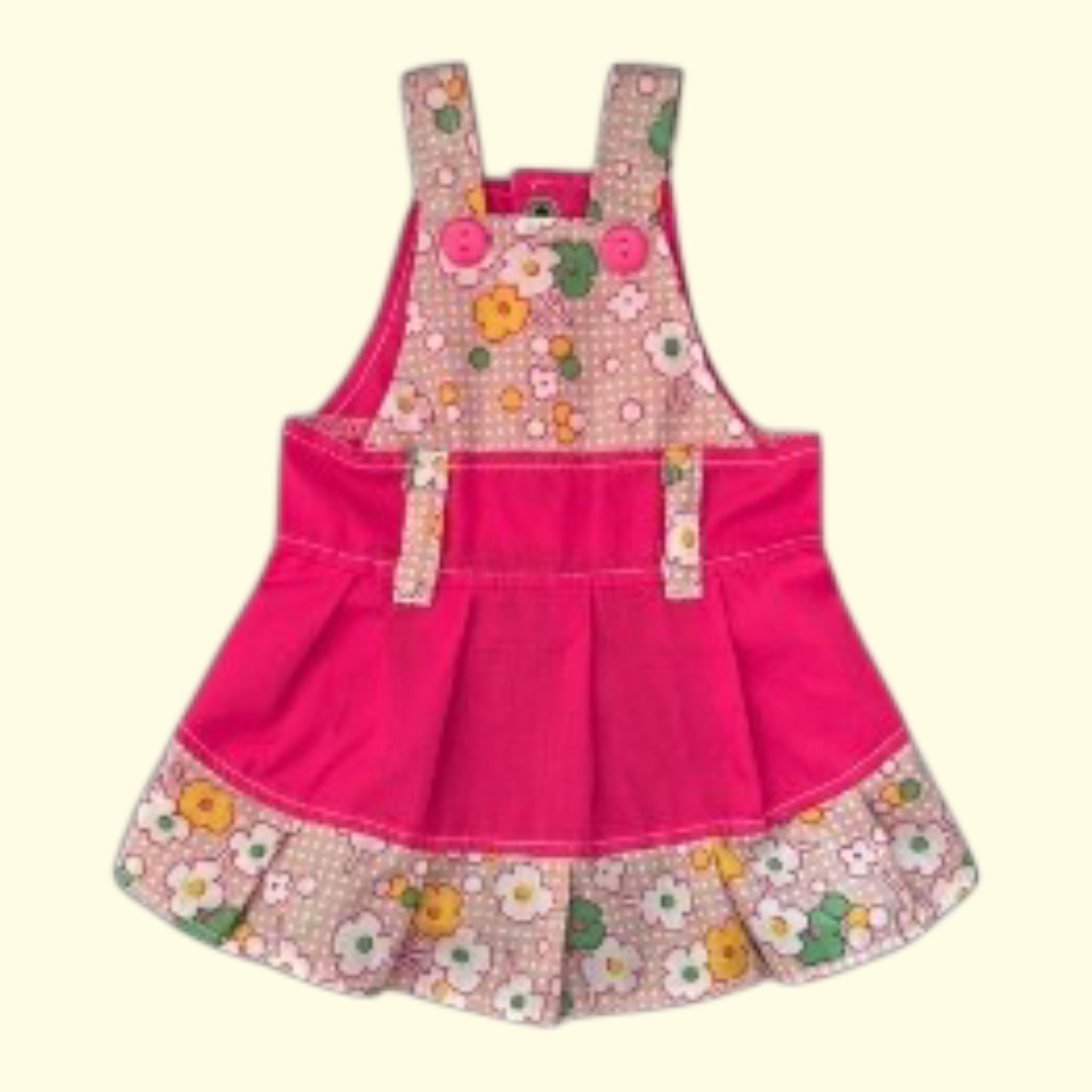 Vestido modelo Jumper de tela