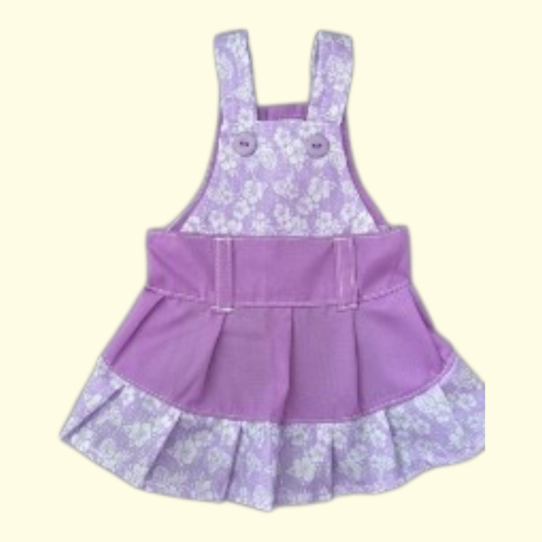 Vestido modelo Jumper de tela