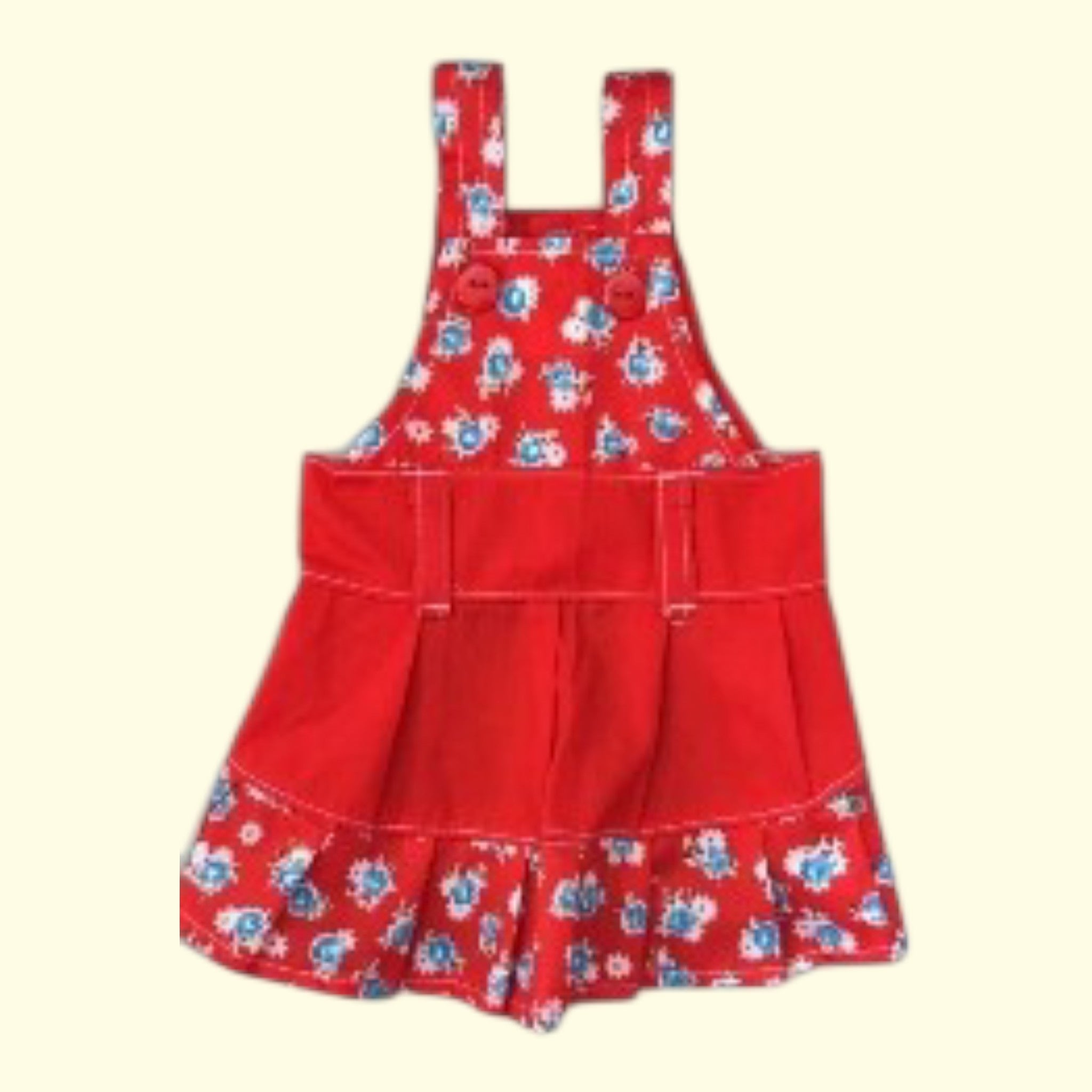 Vestido modelo Jumper de tela