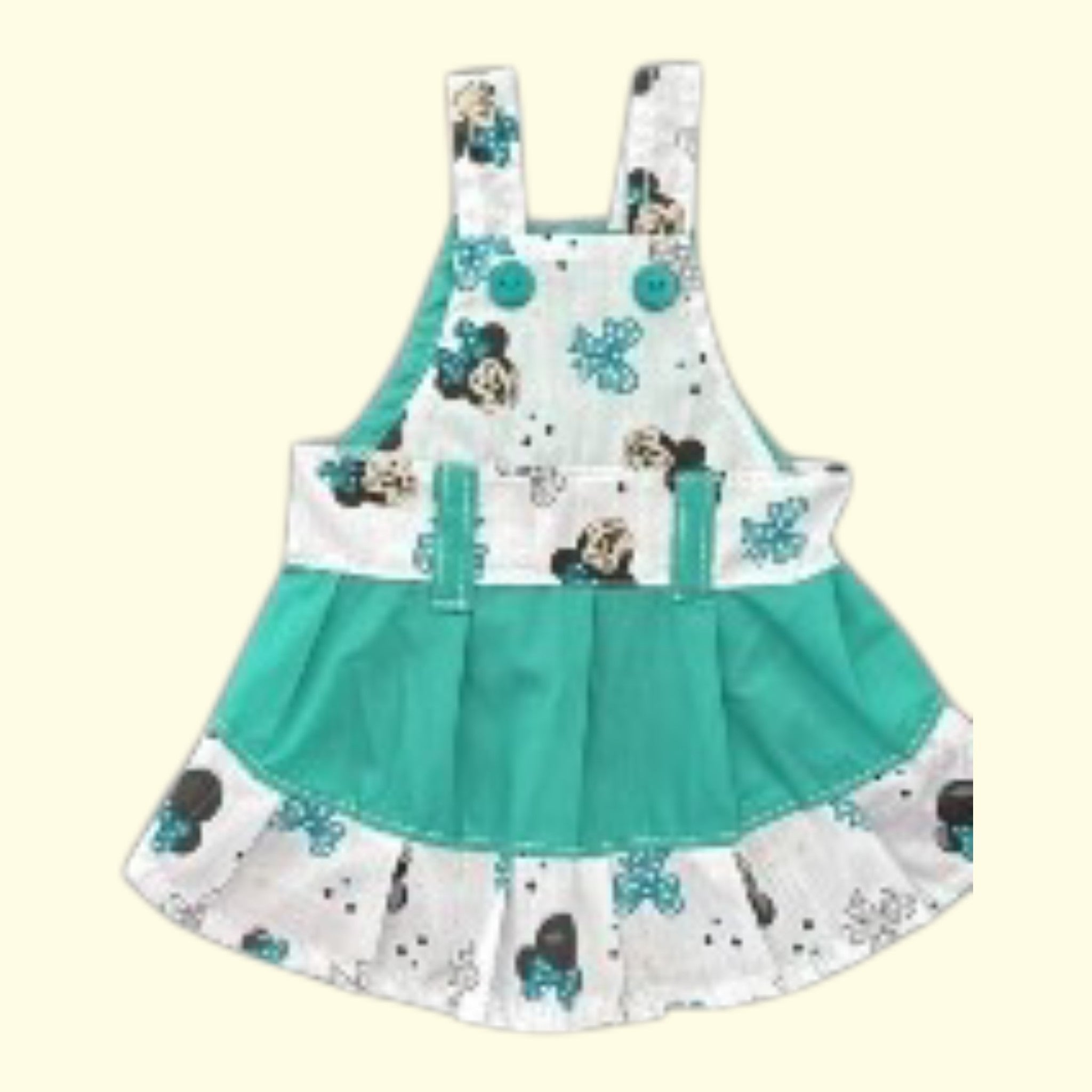 Vestido modelo Jumper de tela