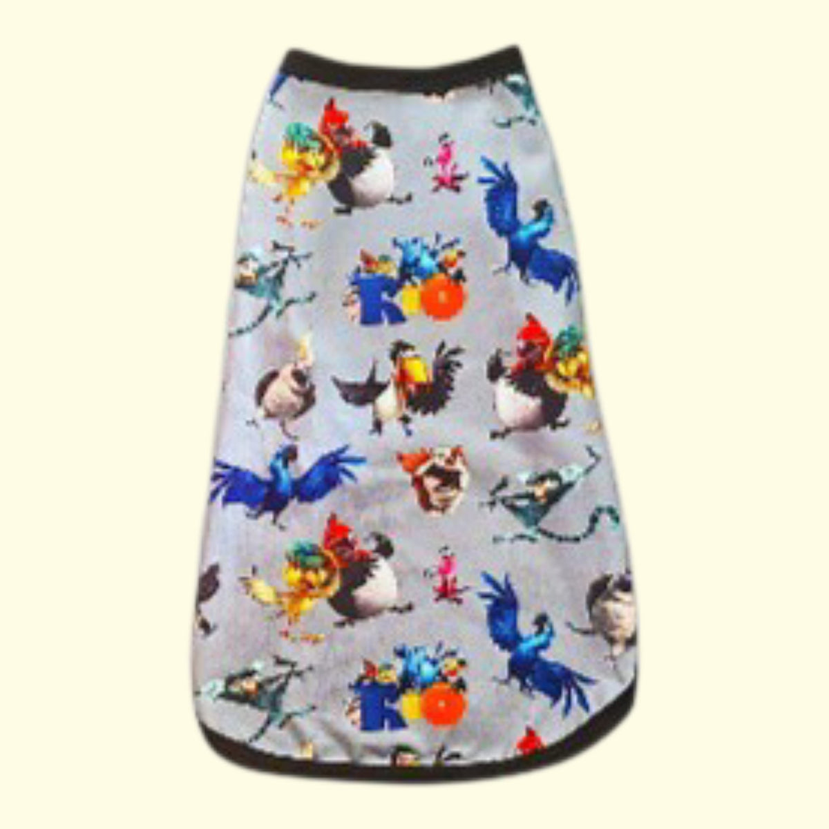 Polo estampado de algodón