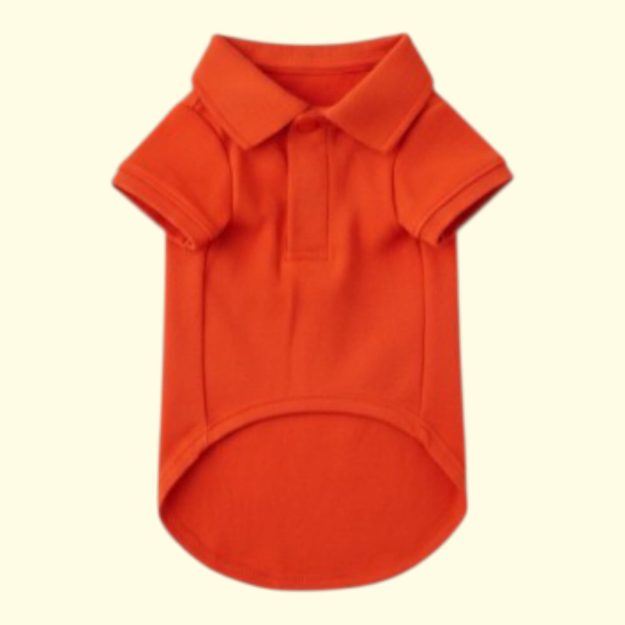 Polo Pique con cuello color entero de algodón