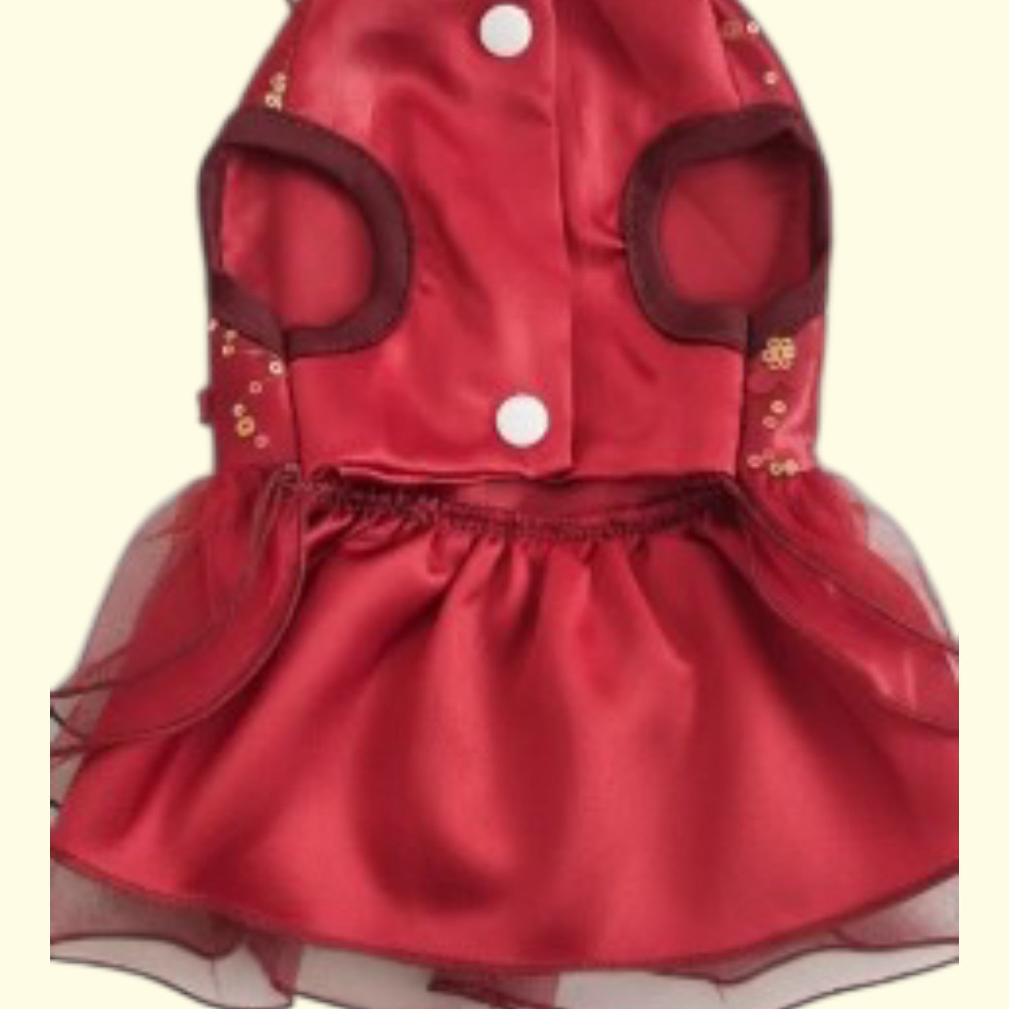 Vestido fiesta flores para mascotas