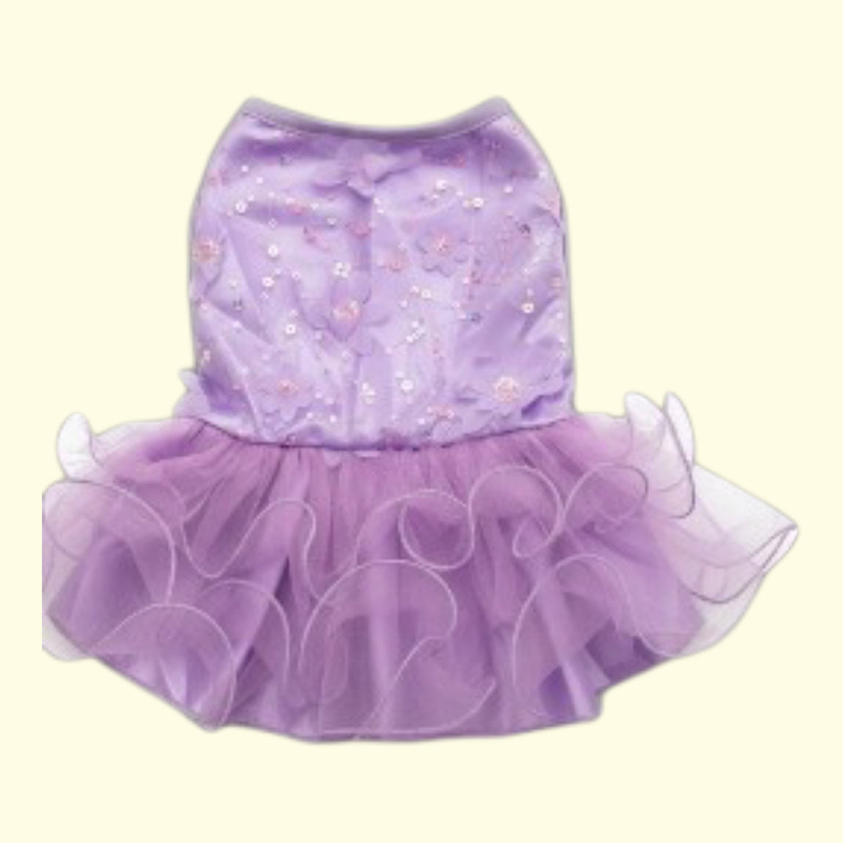 Vestido fiesta flores para mascotas