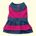 Vestido Jeans con tela