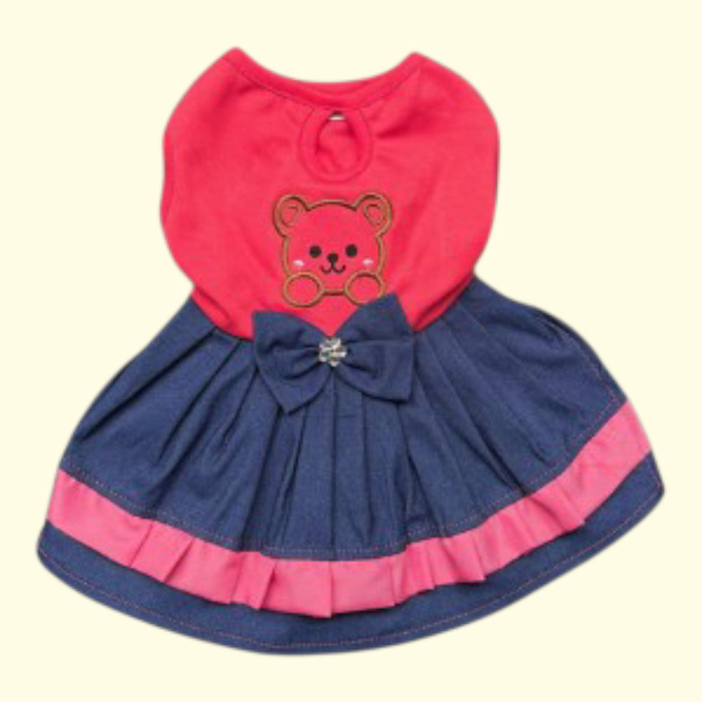 Vestido Osito Algodón