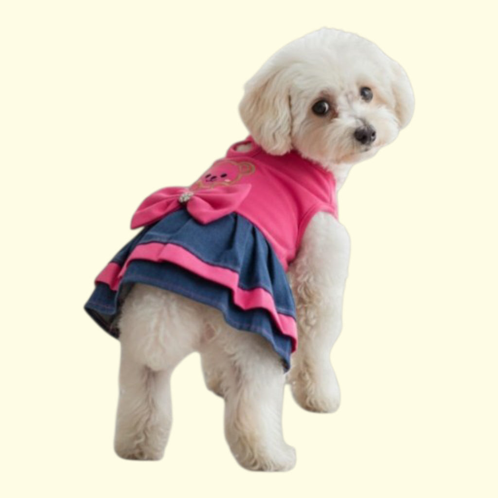 Vestido Osito Algodón