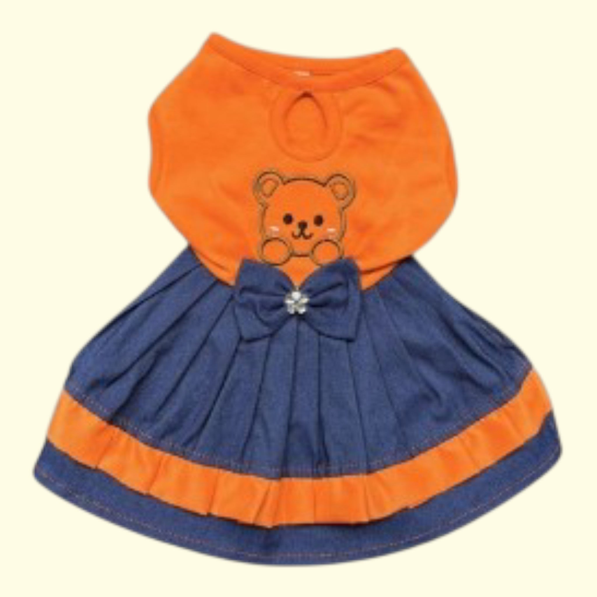 Vestido Osito Algodón