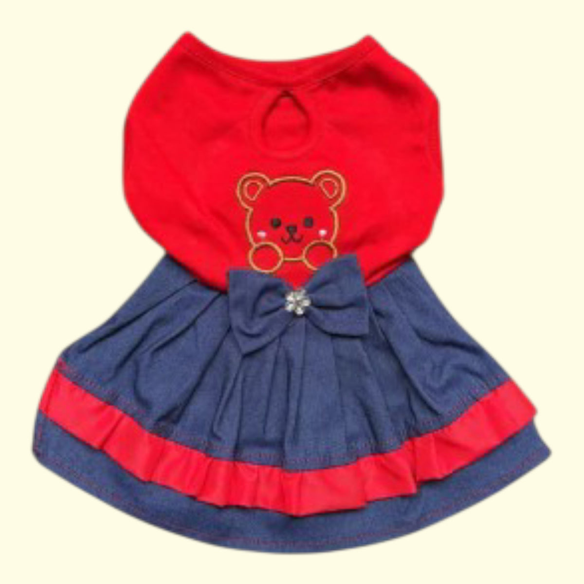 Vestido Osito Algodón