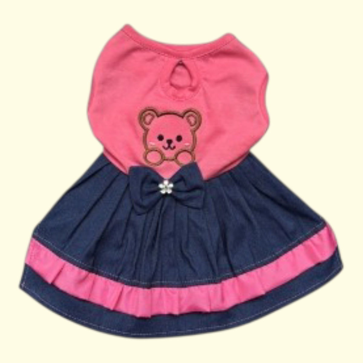 Vestido Osito Algodón