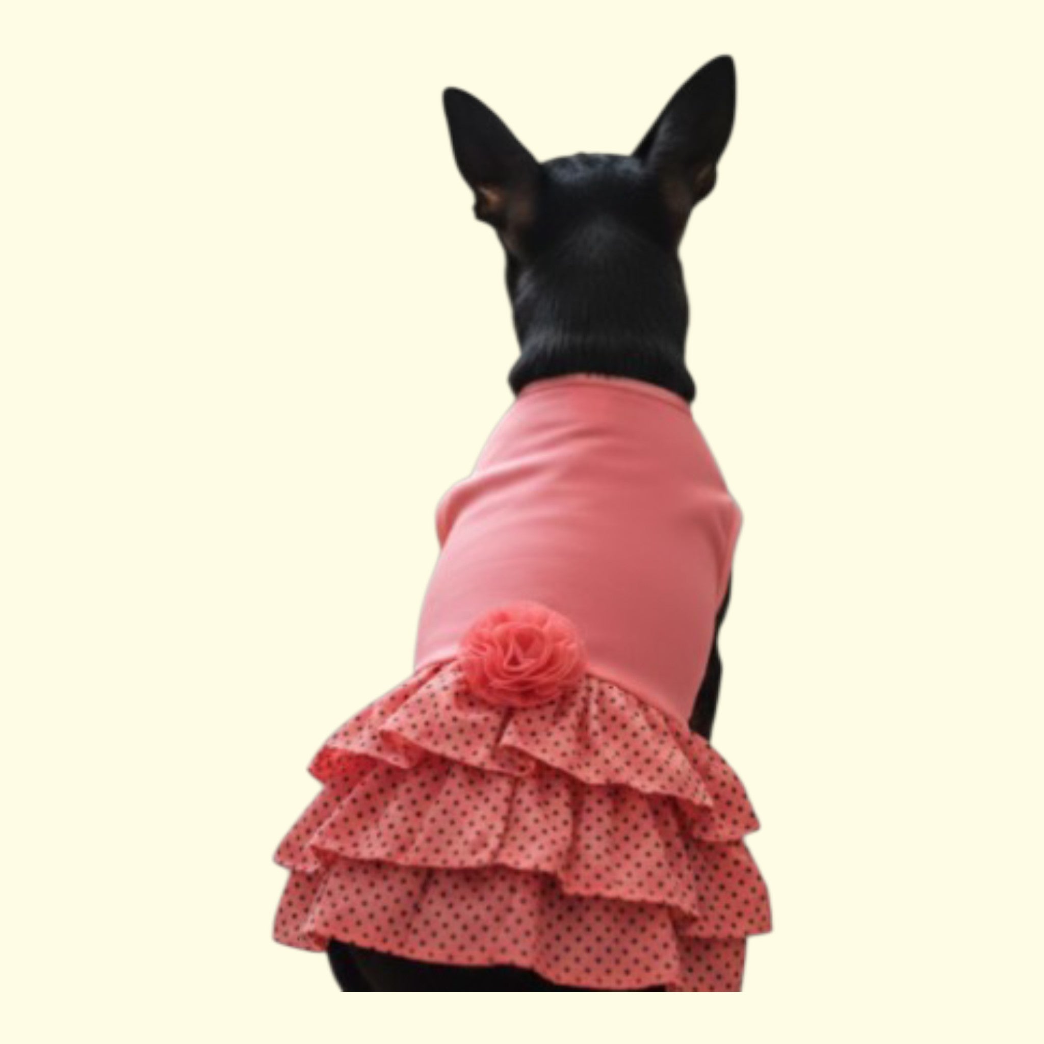 Vestido Tela Triple Blonda