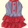 Vestido Jeans Doble Blonda para mascotas