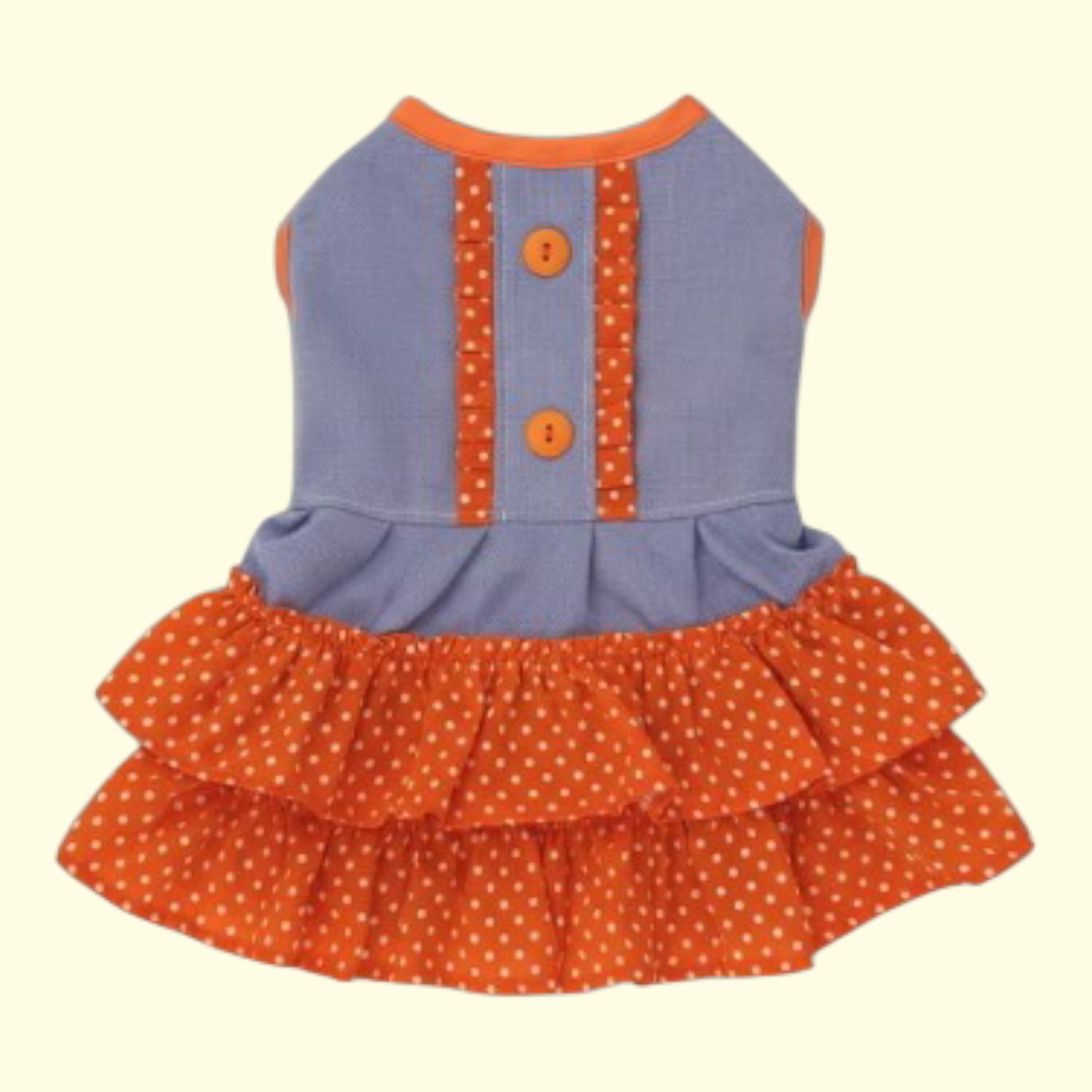 Vestido Jeans Doble Blonda para mascotas