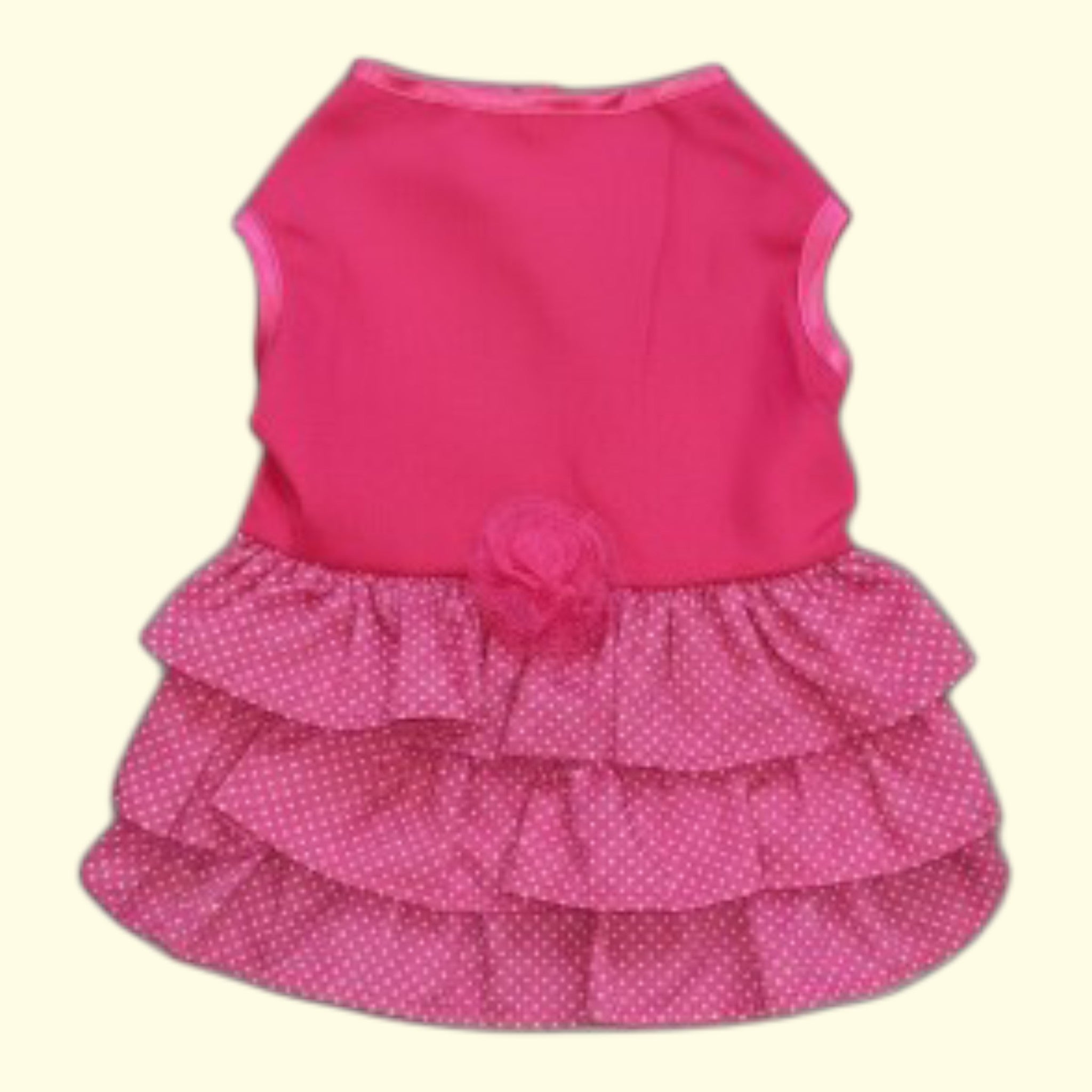 Vestido Tela Triple Blonda