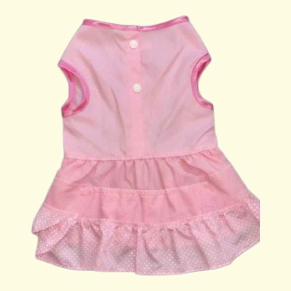 Vestido Tela Triple Blonda