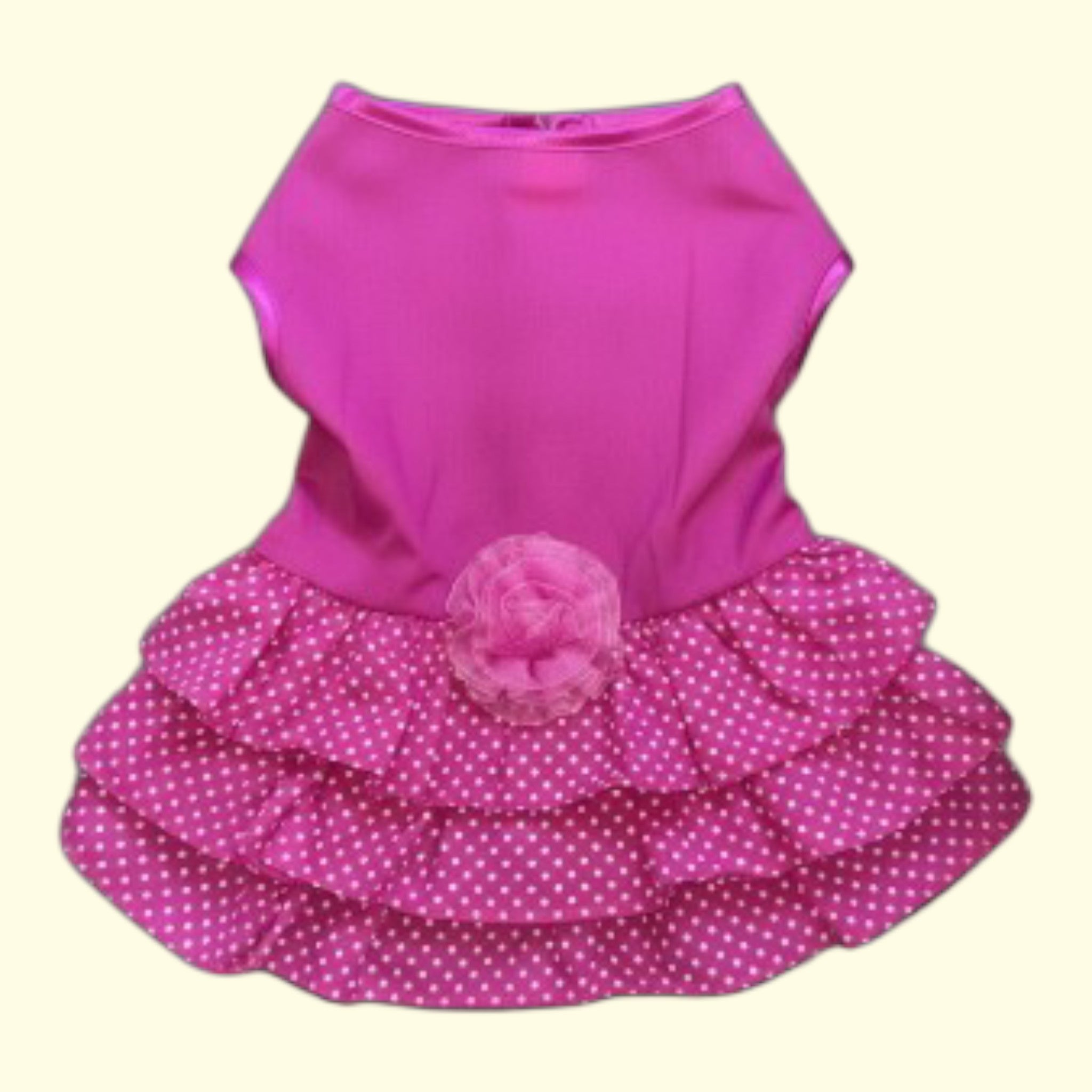 Vestido Tela Triple Blonda